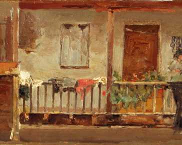 Raffaele Tafuri - On the balcony